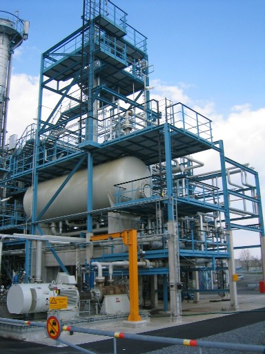 View of Separator at Shell Refinery